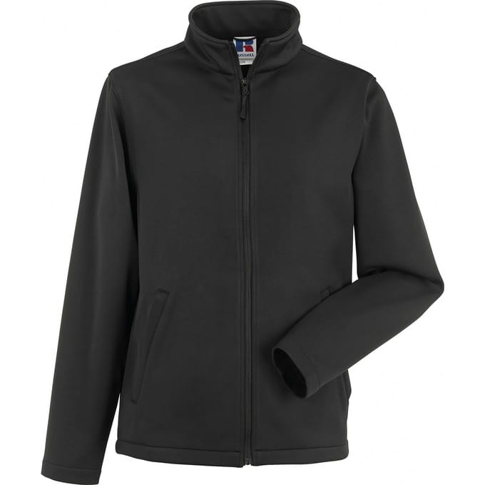 Russell Heren Slimme Softshell-jas (Zwart)