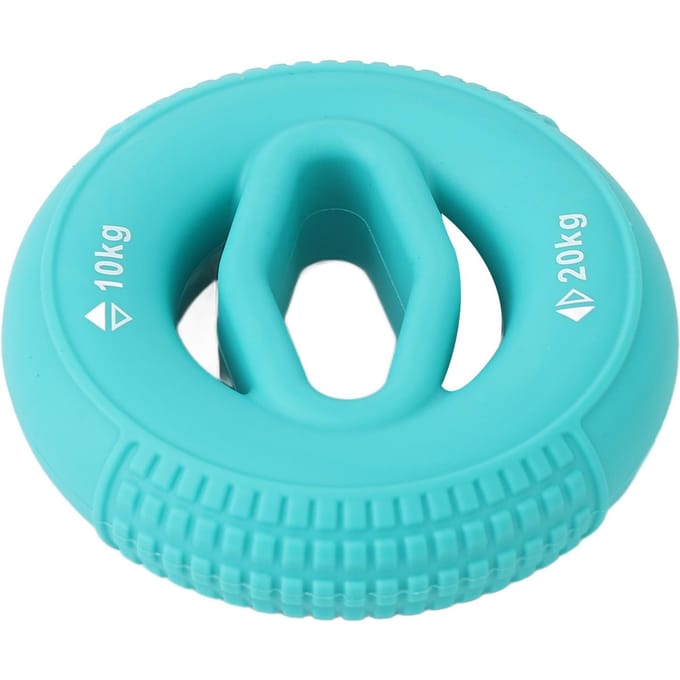 Knijpkracht Trainer Ring Siliconen Hand Onderarm Versterker Pols Training Decompressie Hol blue