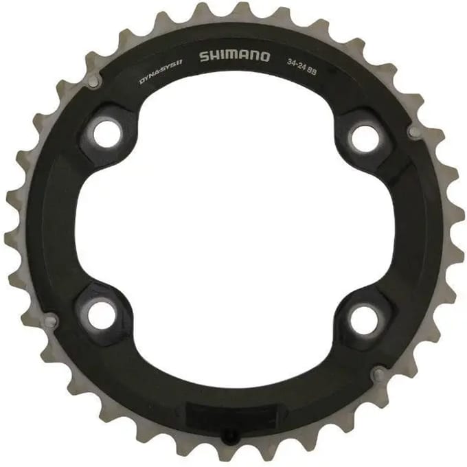 Dubbel extern MTB kettingblad origine Shimano 4BRA XT M8000 11V.