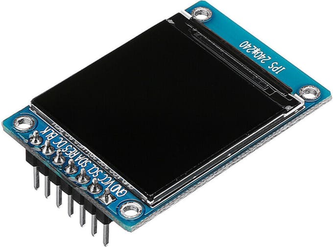 OTRONICÂ® 1.3inch SPI TFT LCD Display RGB (ST7789, 3.3V)
