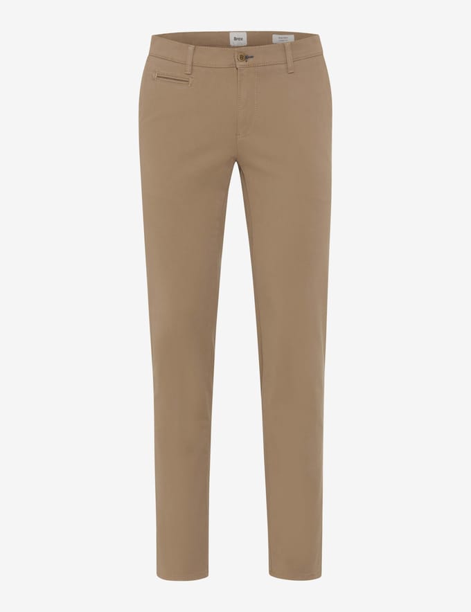 Brax Heren Chino  Style FABIO IN CANVAS, beige, maat 38/32