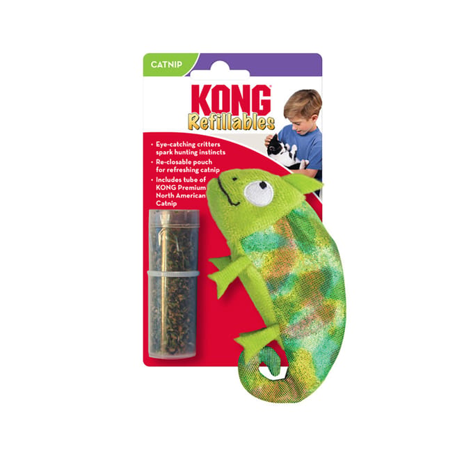 KONG Refillables Kattenspeelgoed Kameleon
