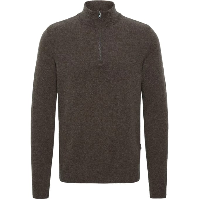 Blend - BHBRANKO HALFZIPP KNIT NOOS - Heren - Gebreide truien