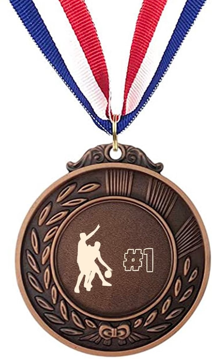 Akyol - basebal medaille bronskleuring - Basketbal - sporters - cadeau