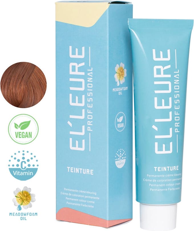Elleure Haarverf - Teinture 6.44 donker kopergoudblond - 100 ml