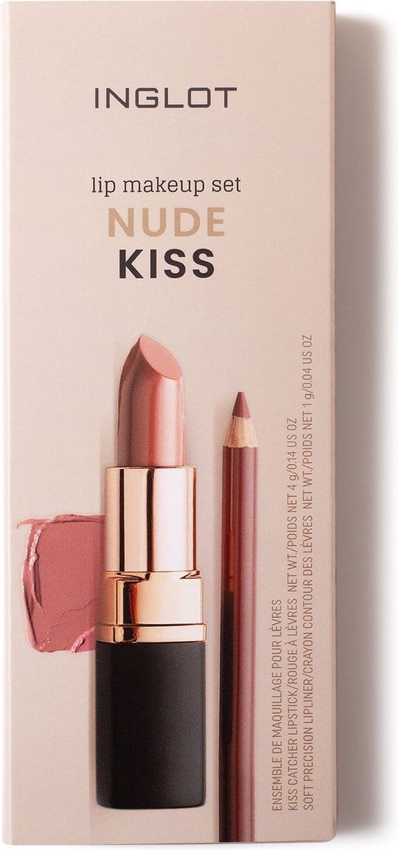 INGLOT Lip Makeup Set Nude Kiss