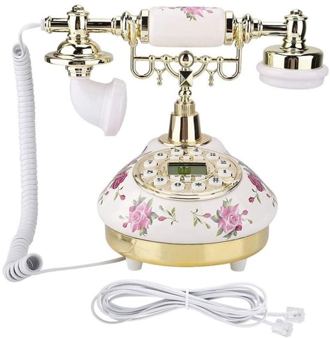 Allecto - Retro Telefoon - Vintage Design - Keramische Behuizing