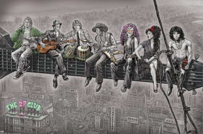 Poster The 27 Club 91,5x61cm