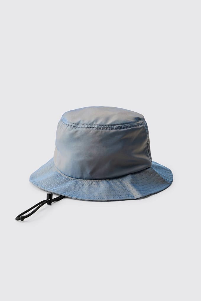 Iriserende Boonie Bucket Hat | Purple