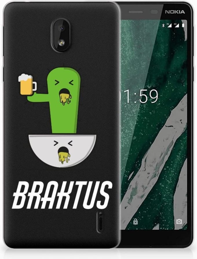 Nokia 1 Plus Telefoonhoesje met Naam Braktus