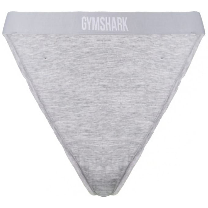 Gymshark Katoen Dames Grijze String