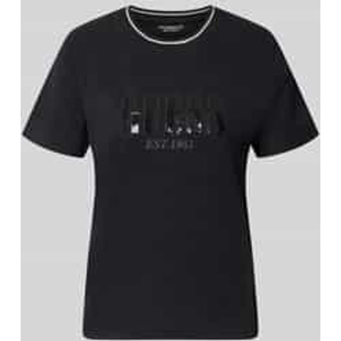 T-shirt van puur katoen met logodetail