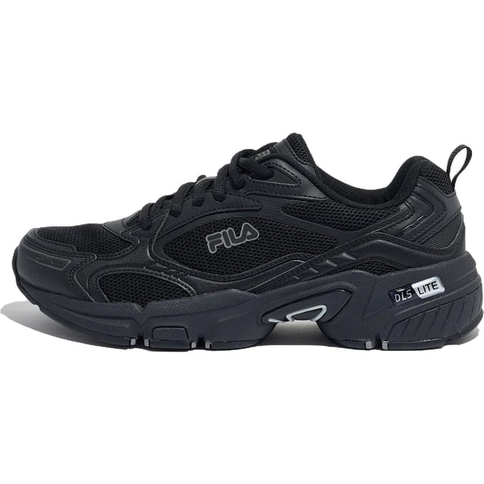 FILA Memory Decimus V3 Cuir Synthétique Confortable Polyvalent Chaussures Décontractées Baskets Unisexes Noir FS261RU03X080001 43 black