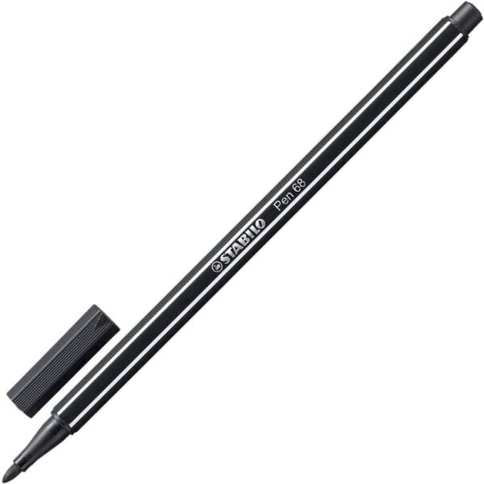 STABILO Pen 68 - Premium Viltstift - Zwart - per stuk