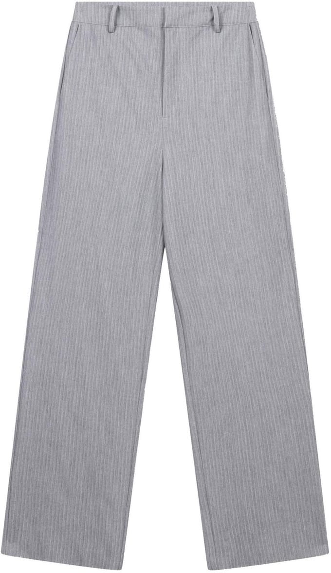 Refined Department Broek Woven Relaxed Pants Kalea R2511195845 997 Light Grey Dames Maat - M