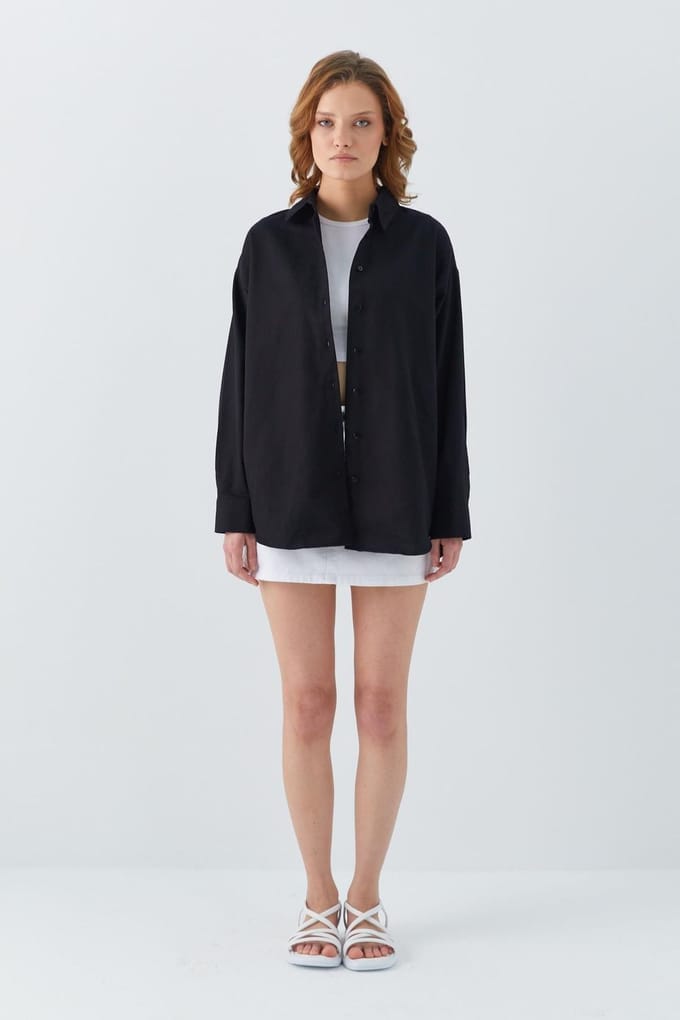 Oversized Poplin Shirt