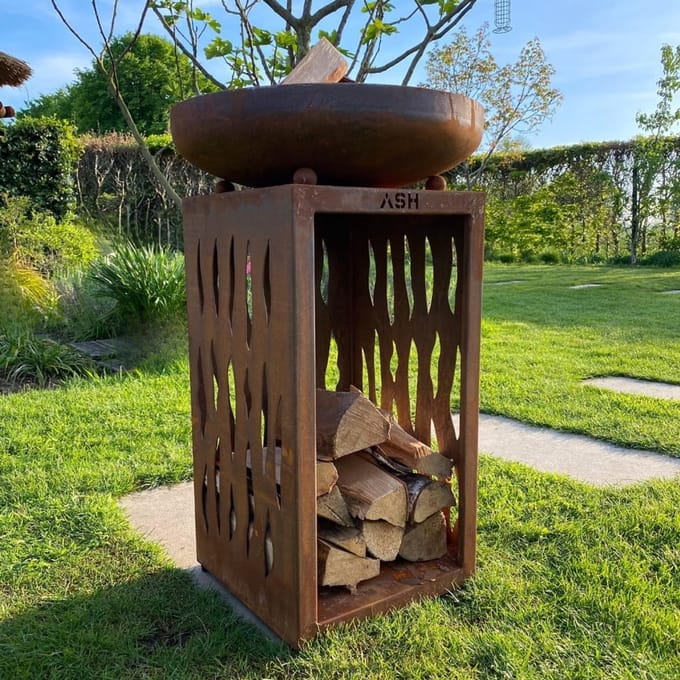 Multifunctionele BBQ en Vuurschaal - Cortenstaal Grillplaat voor Buiten