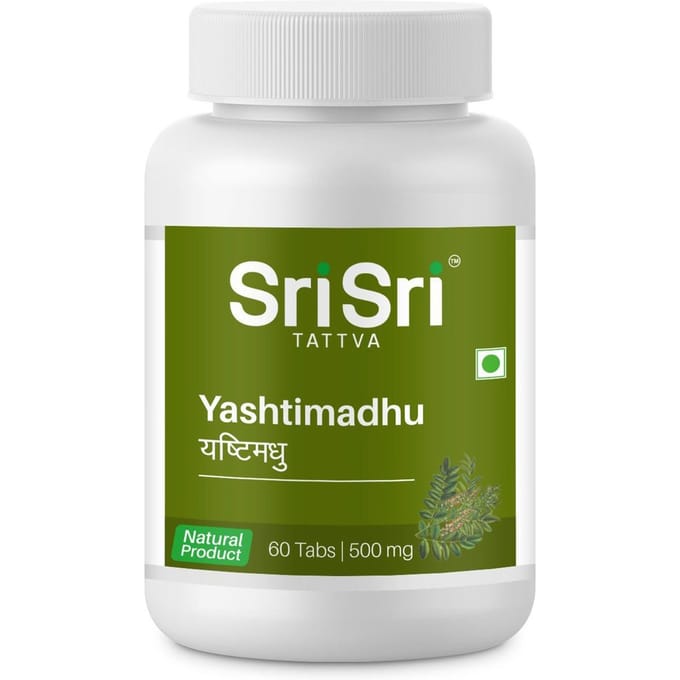 Yashtimadhu (60 comprimés, 500 mg), Yashtimadhu, Sri Sri Tattva