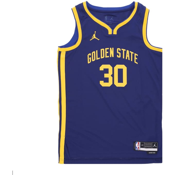 Basketbaltanktop voor heren Nba Statement 22 Dri-fit Swingman Jersey nr. 30 Stephen Curry Golwar Loyal Blue