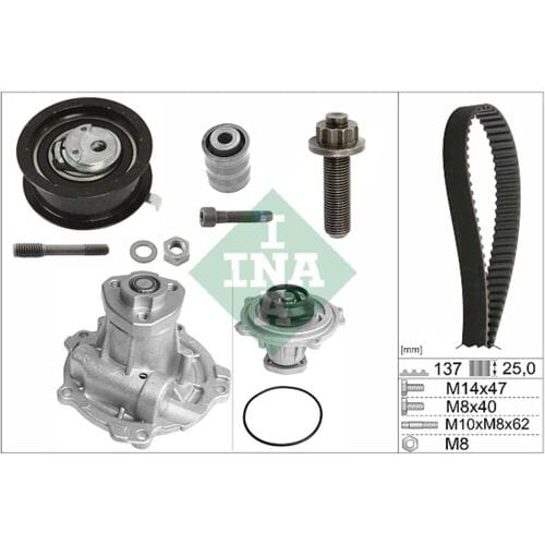 Schaeffler Ina Waterpomp + distributieriem set PowerGrip® INA 530 0377 31
