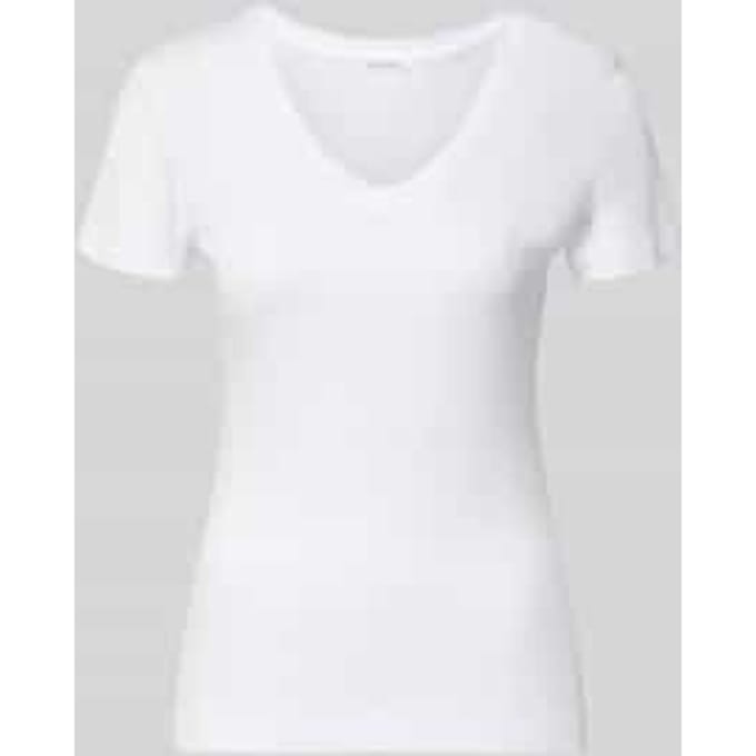 Dames-T-shirt met V-hals Guess Light Basic