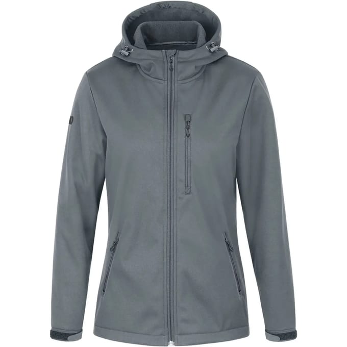 Jako Premium Softshelljas Dames - Steengrijs | Maat: 36