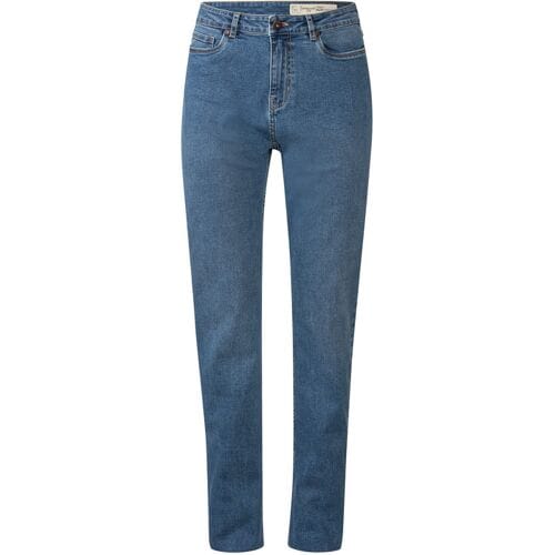 ESMARA Dames jeans straight fit (Blauw, 38, regulier)