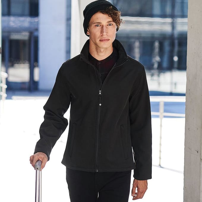 Regatta Heren Reid waterafstotend Softshell-jasje (Zwart)