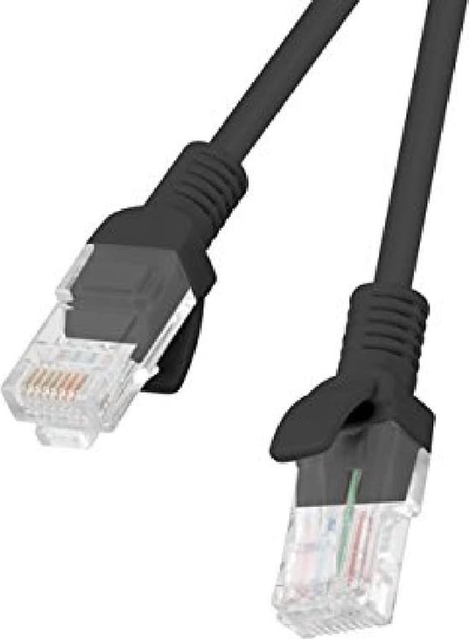 Lanberg patch cable - 3 m - black RAL 9004 - Zwart - 3m