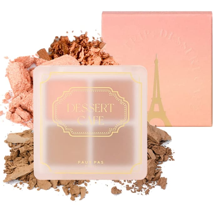 FAUX PAS PARIS SHADOWTRIP OOGSCHADUW PALET Dessert Cafe beige