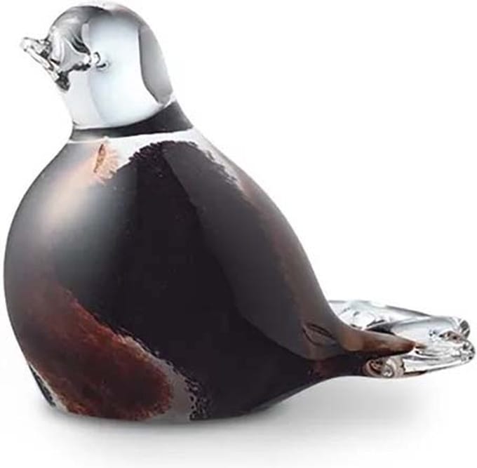Urnencenter™ Mini Urn Vogel Bruin/Zwart/Wit - Urn - Gedenkartikel
