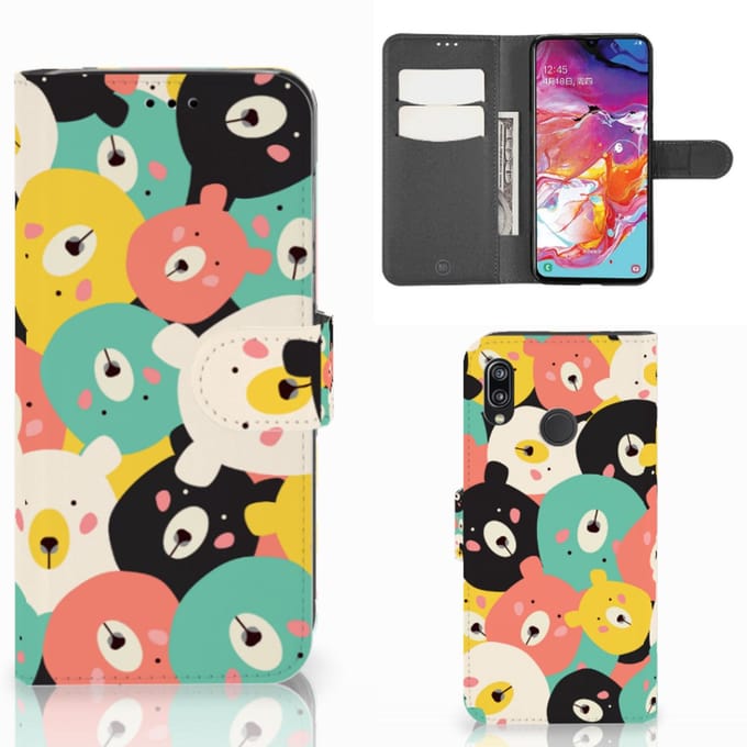 Samsung Galaxy A70 Leuk Hoesje Bears
