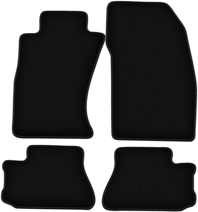 BASIC zwarte veloursmatten voor: Mitsubishi 3000GT coupé (1994-2001)