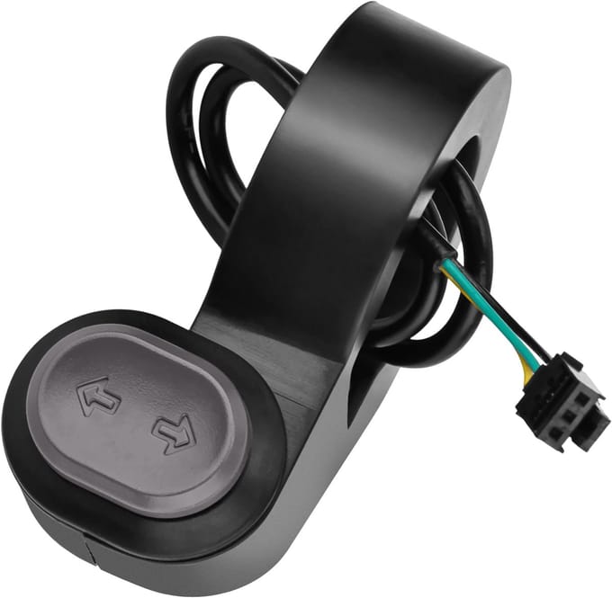 Xiaomi, Knipperlichtknop voor Xiaomi Scooter 4 Pro Max, Zwart