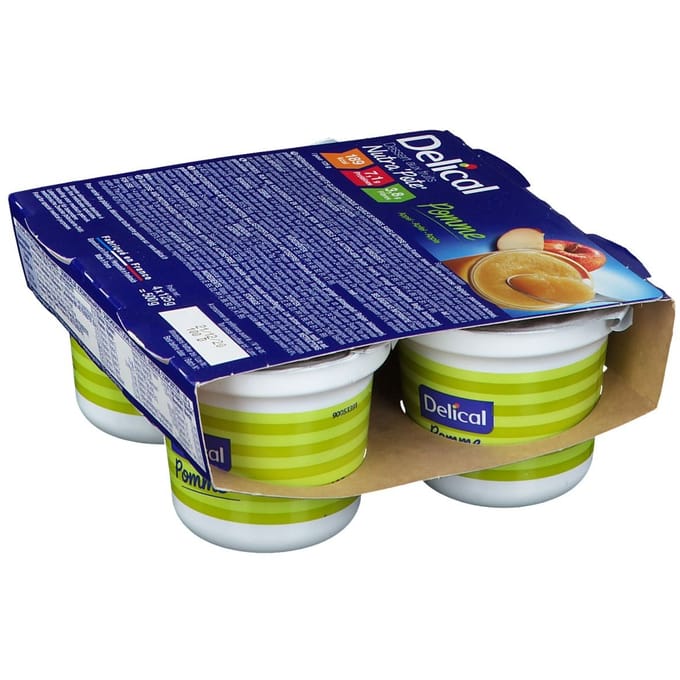 Delical Nutra'pote Appel 4x125 Voeding