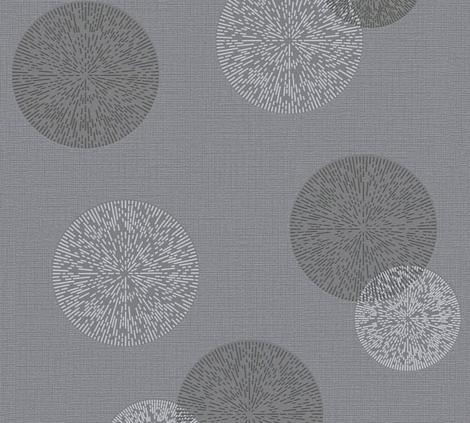 CIRKELS BEHANG | Modern - Grijs Antraciet - A.S. Création Casual Living
