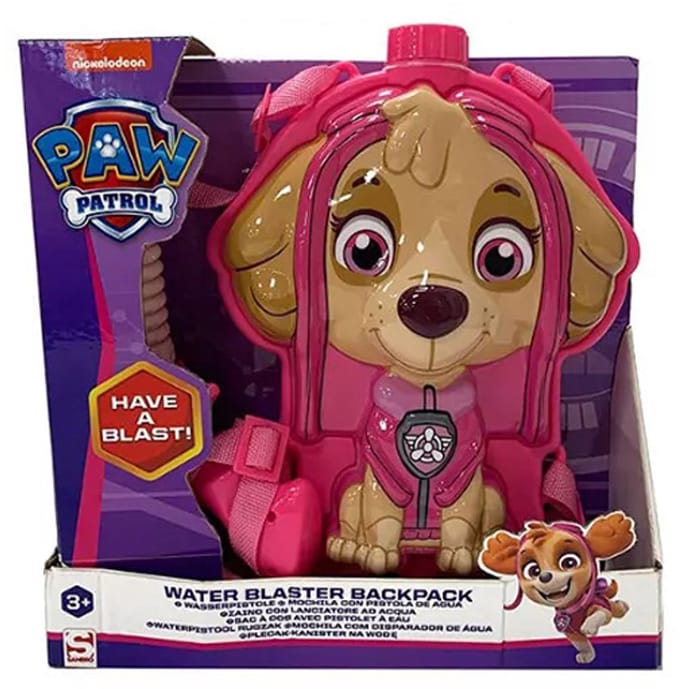 WATERPISTOOL PAW PATROL BACKPACK PINK