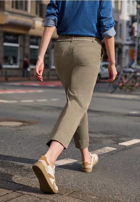 Straight Legs broek in papertouch kwaliteit