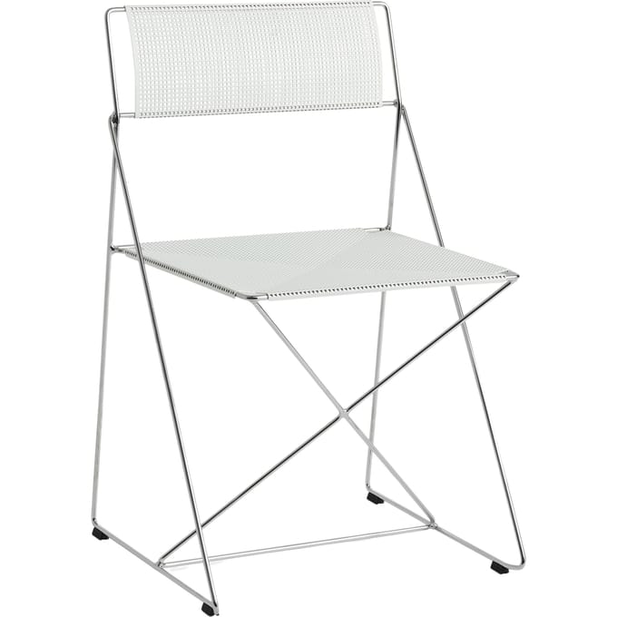 HAY X-Line stoel chroom - chalk white