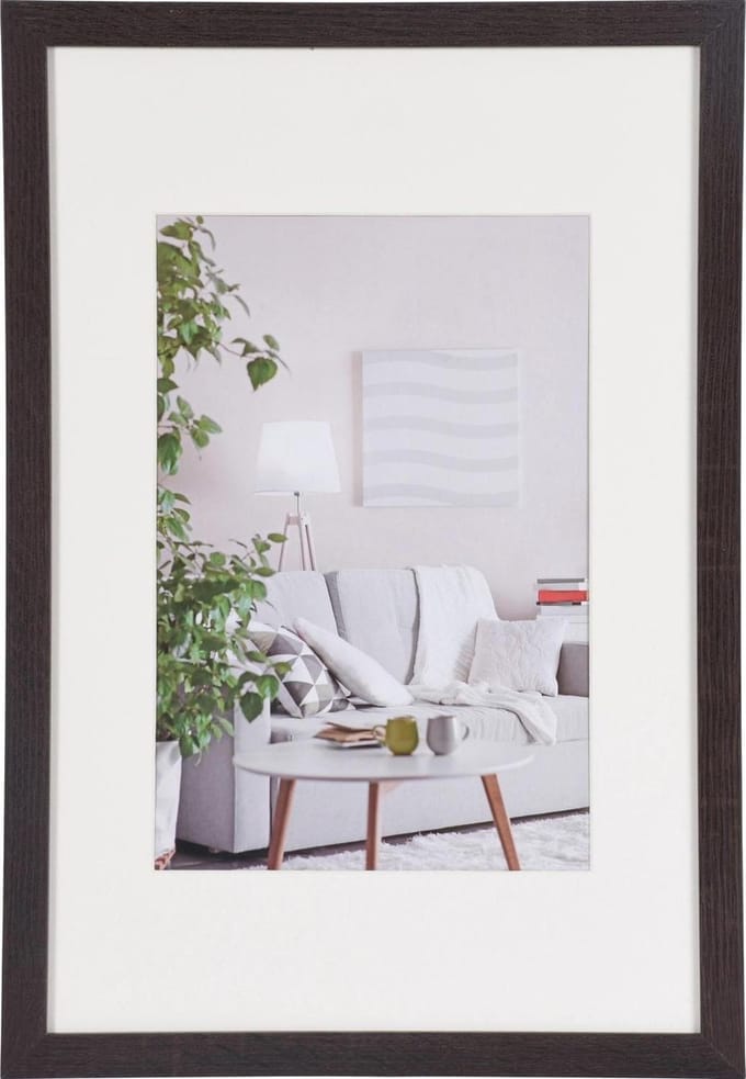 Fotolijst - Henzo - Modern - Fotomaat 30x45 cm - Donkerbruin