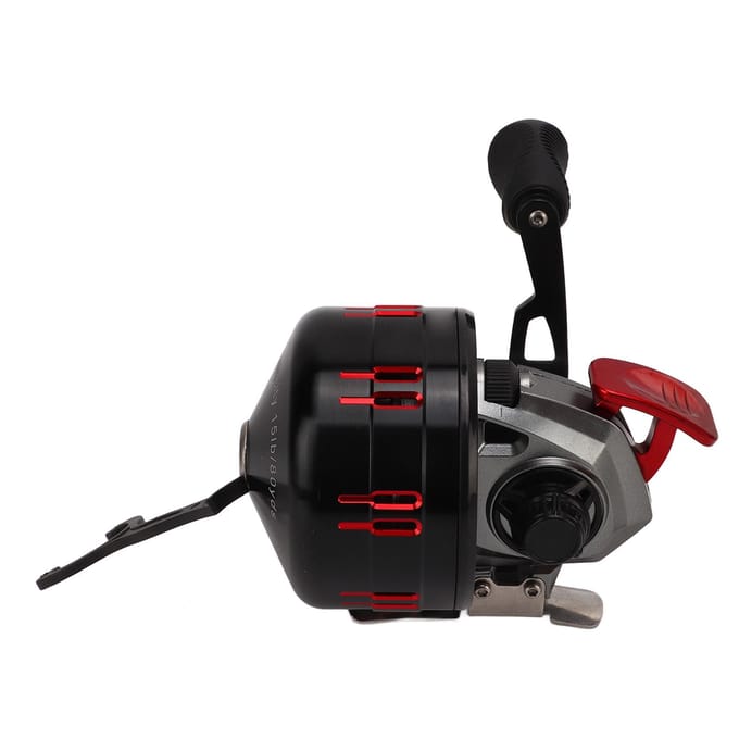 Vismolen Aluminiumlegering Metaal Rood 3.6:1 Versnellingsverhouding Spinning Baitcasting Spoel Vissen black