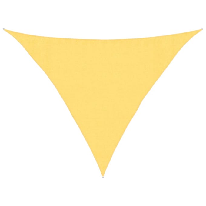vidaXL - Zonnezeil - 160 - g/m² - 3,5x3,5x4,9 - m - HDPE - beige