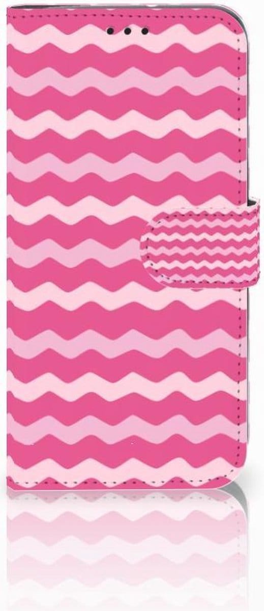 Motorola Moto G7 | G7 Plus Telefoon Hoesje Waves Pink