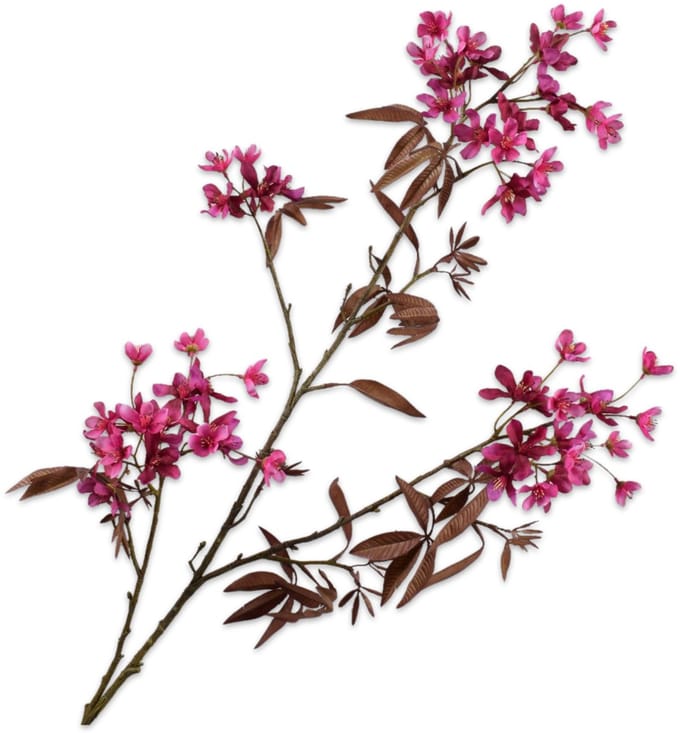 Silk-ka - Kunstbloem - bloesem - paars - H108 cm