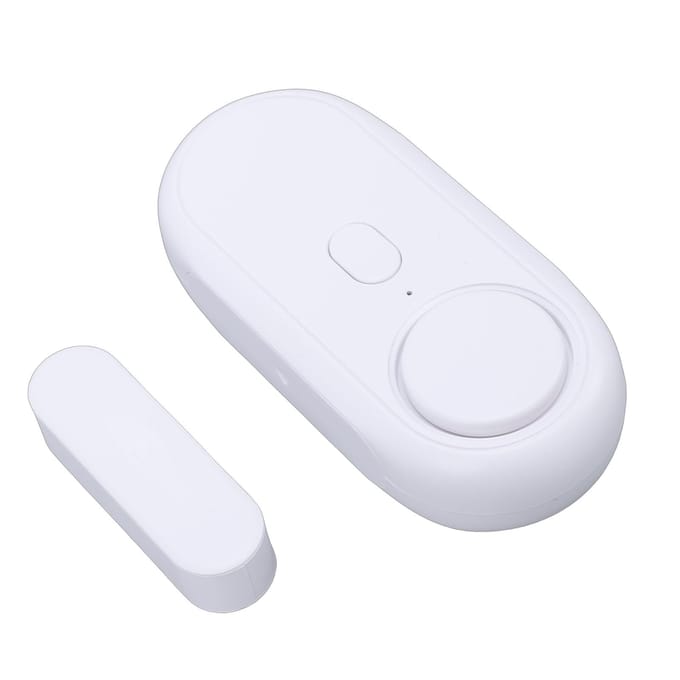 Alarme de porte/fenêtre de sécurité Rappel de réfrigérateur laissé ouvert pour la maison/le magasin Support Diffusion retardée white