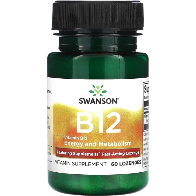 Vitamine B12, 60 zuigtabletten (5.000 mcg per zuigtablet)