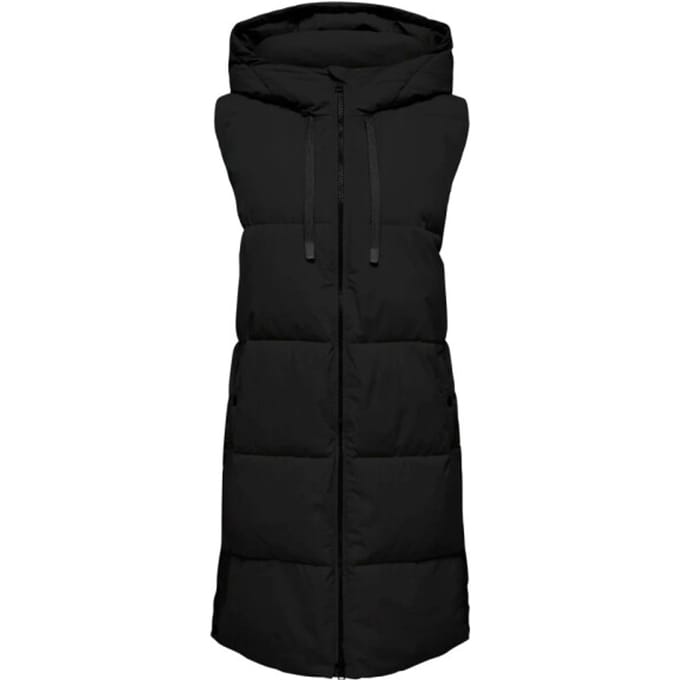 JDY Blair Long Hooded Puffer Bodywarmer Dames - Maat S