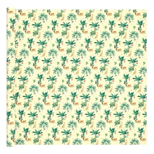 Creative lab amsterdam kaftpapier, 2 vell van 100 x 70 cm., kleur crème all-over