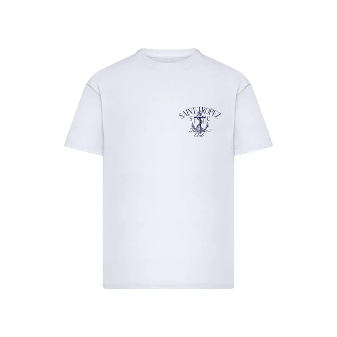 Mister Tee - Hotel Saint Tropez Oversize Heren Tshirt - L - Wit