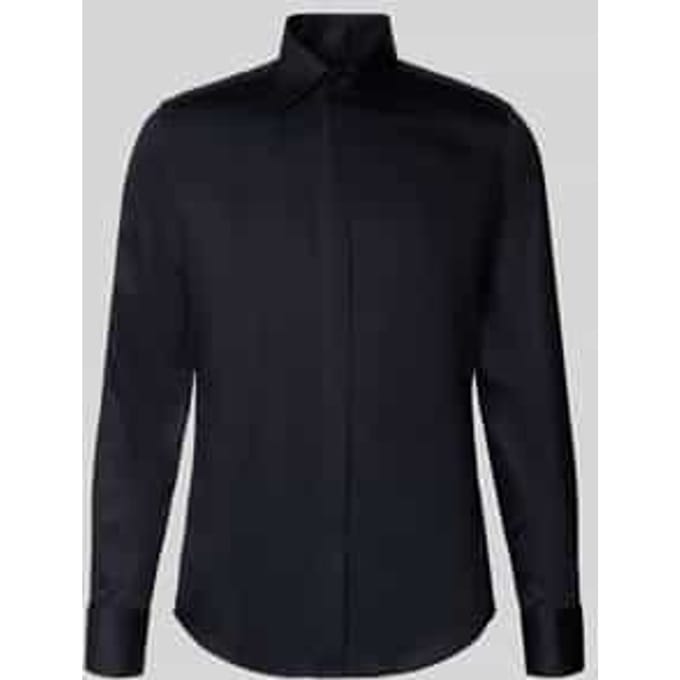 Slim fit Zakelijk Hemd van Katoen met Kentkraag